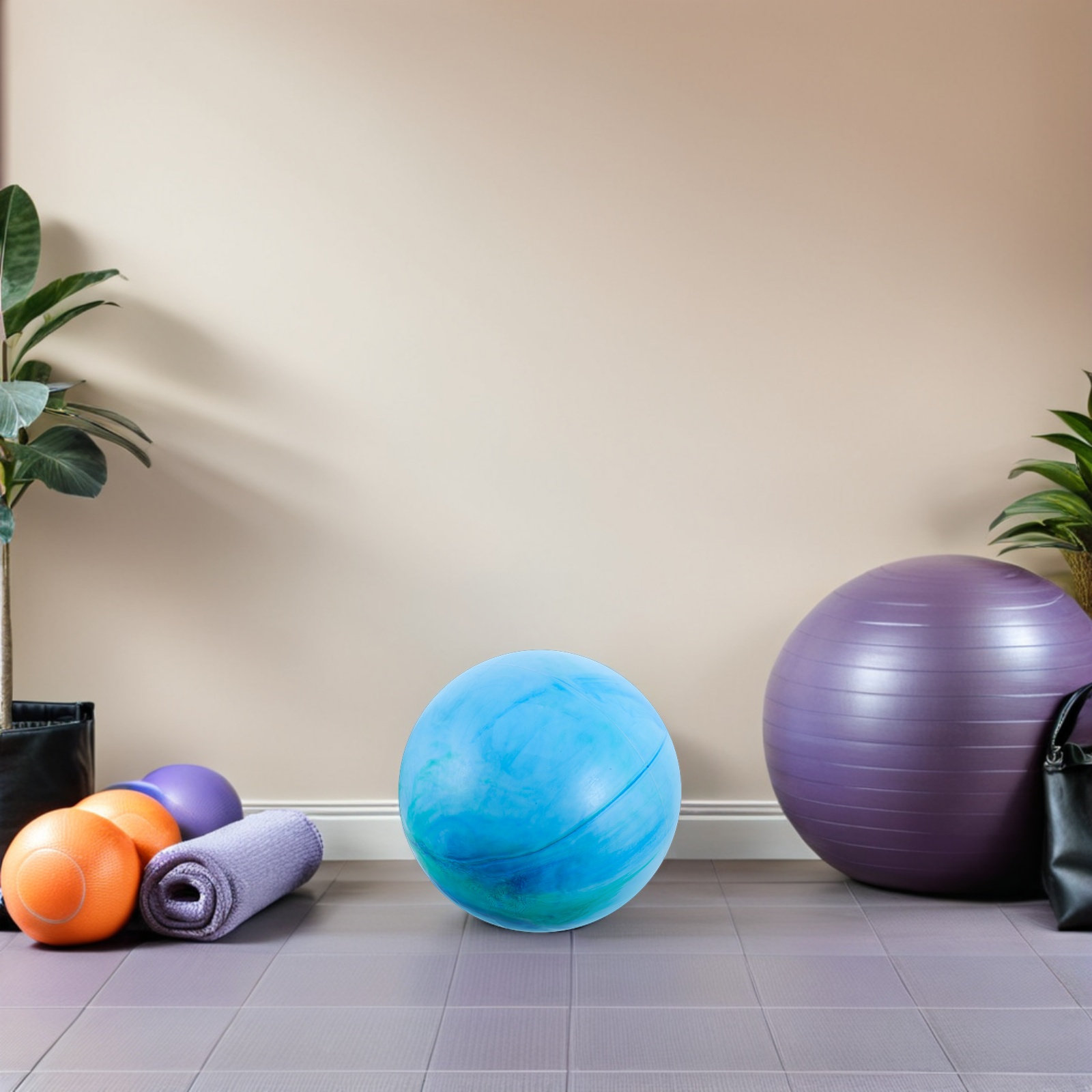 Pilates Yoga Ball Exercises - 3 قطع كرة بيلاتس ويوغا صغيرة