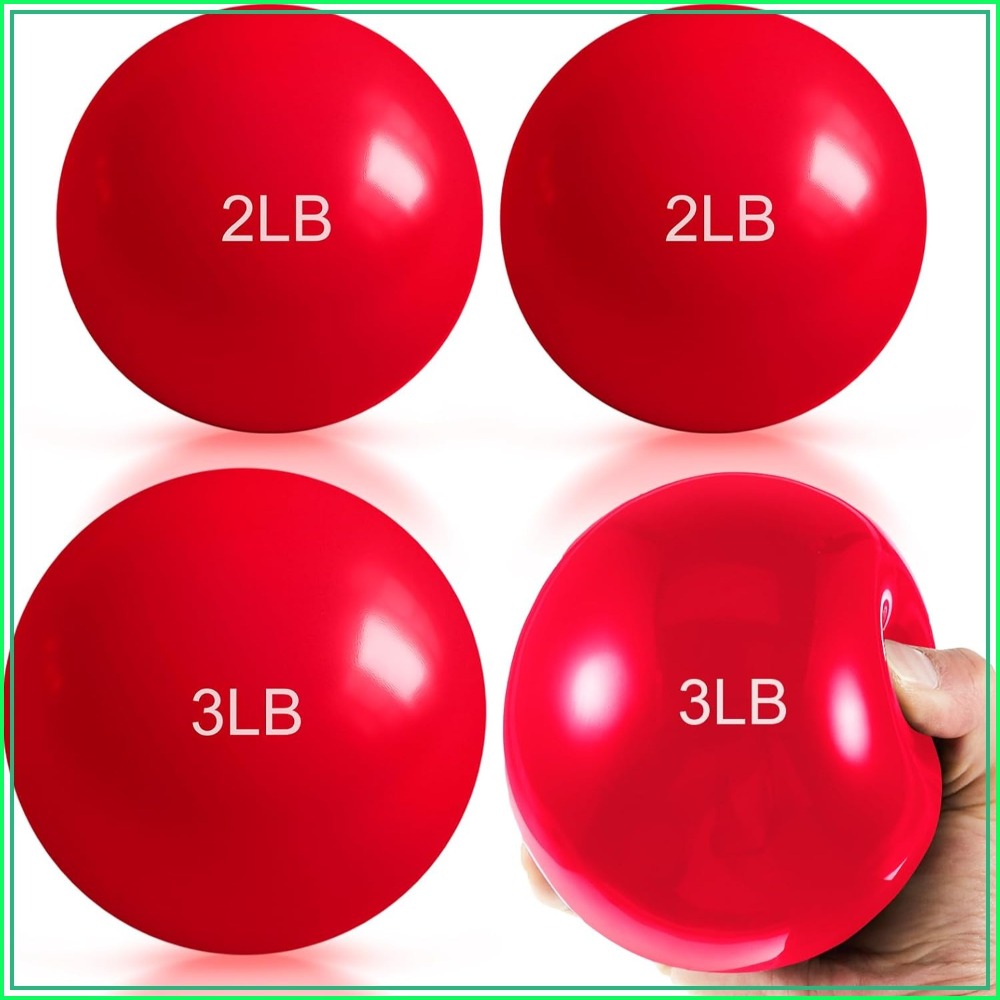 Pilates Yoga Ball Exercises - كرات تمارين مثقلة بوزن 1-5 رطل
