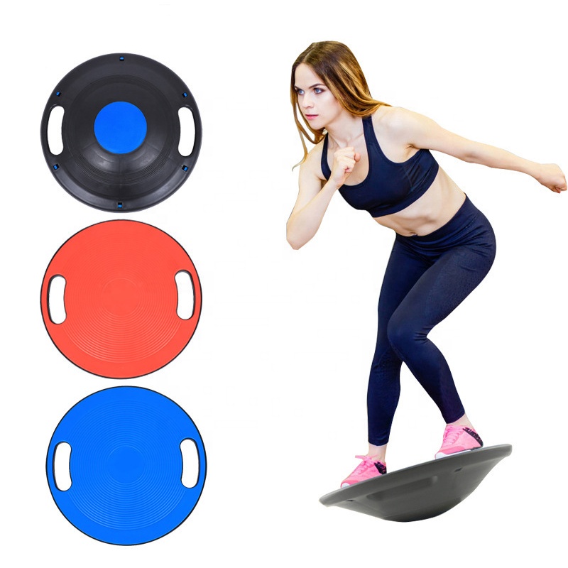 Balance Board Wobble - لوح توازن بلاستيكي دائري للتمارين الرياضية،