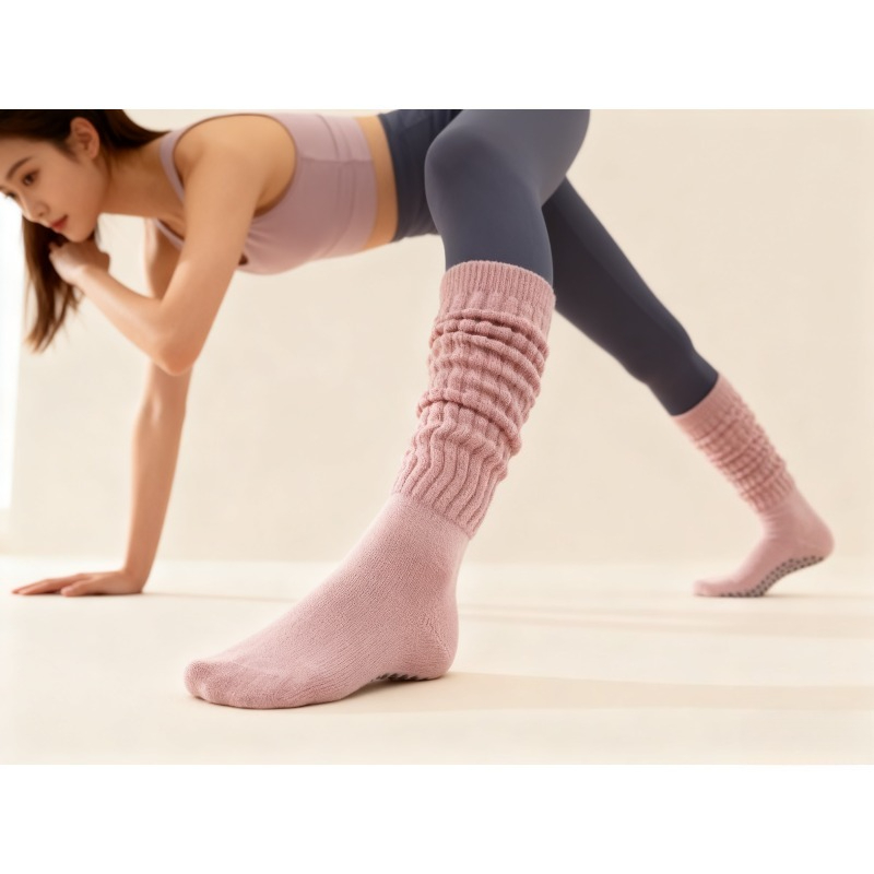 النساء القطن عدم الانزلاق جوار - مراجعة Pilates Yoga And Gym وسعره