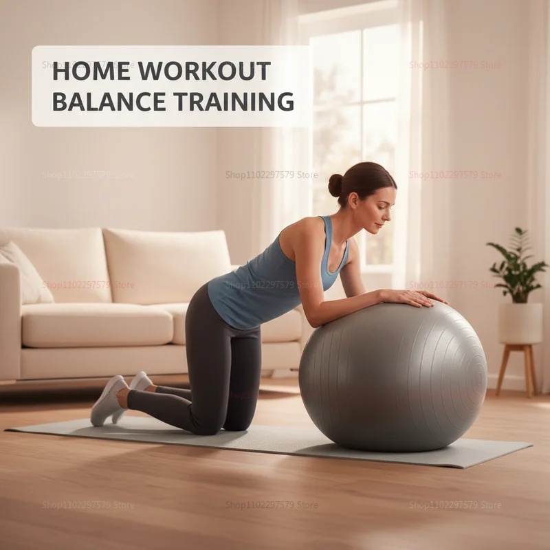 كرة يوغا مضادة للانفجار مع مضخ - مراجعة Pilates Yoga Ball Exercises وسعره