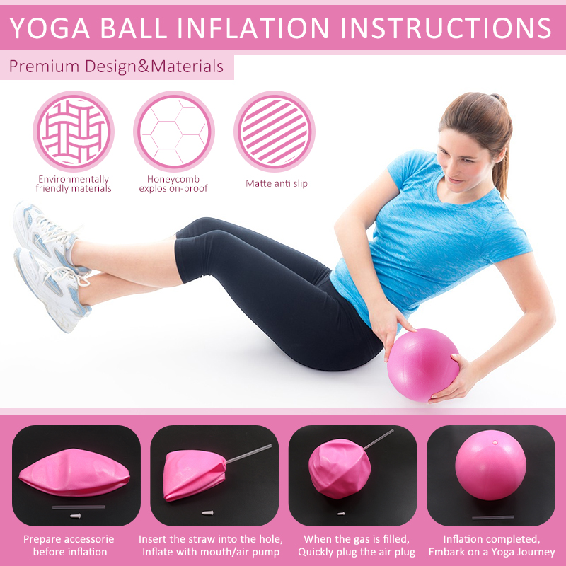مجموعات جوارب بمقبض كرة البيلا - مراجعة Pilates Yoga Ball Exercises وسعره