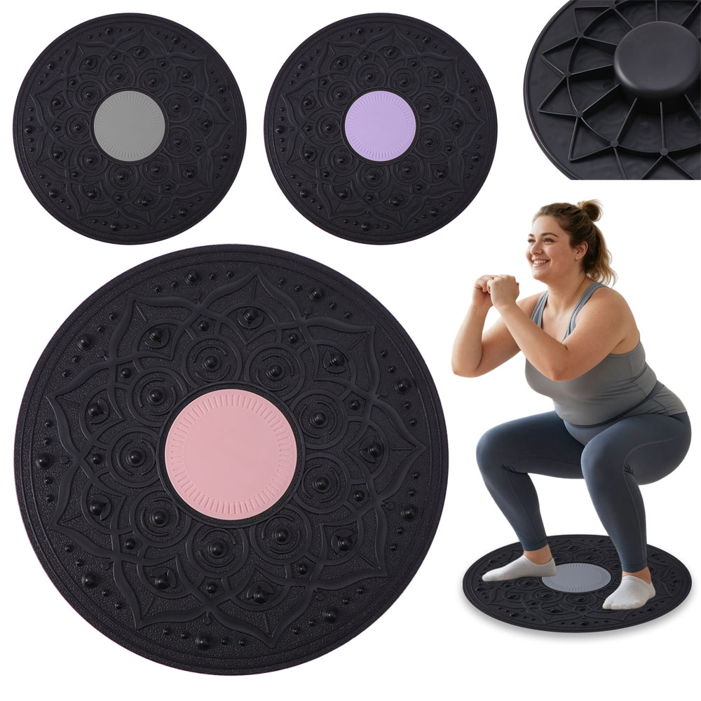 لوح توازن لليوجا وتدليك القدمي - مراجعة Balance Board Wobble وسعره