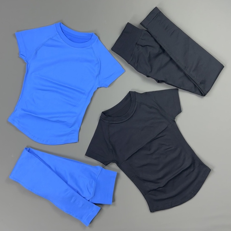 طقم رياضي نسائي من قطعتين: توب - مراجعة Pilates Yoga Leggings وسعره