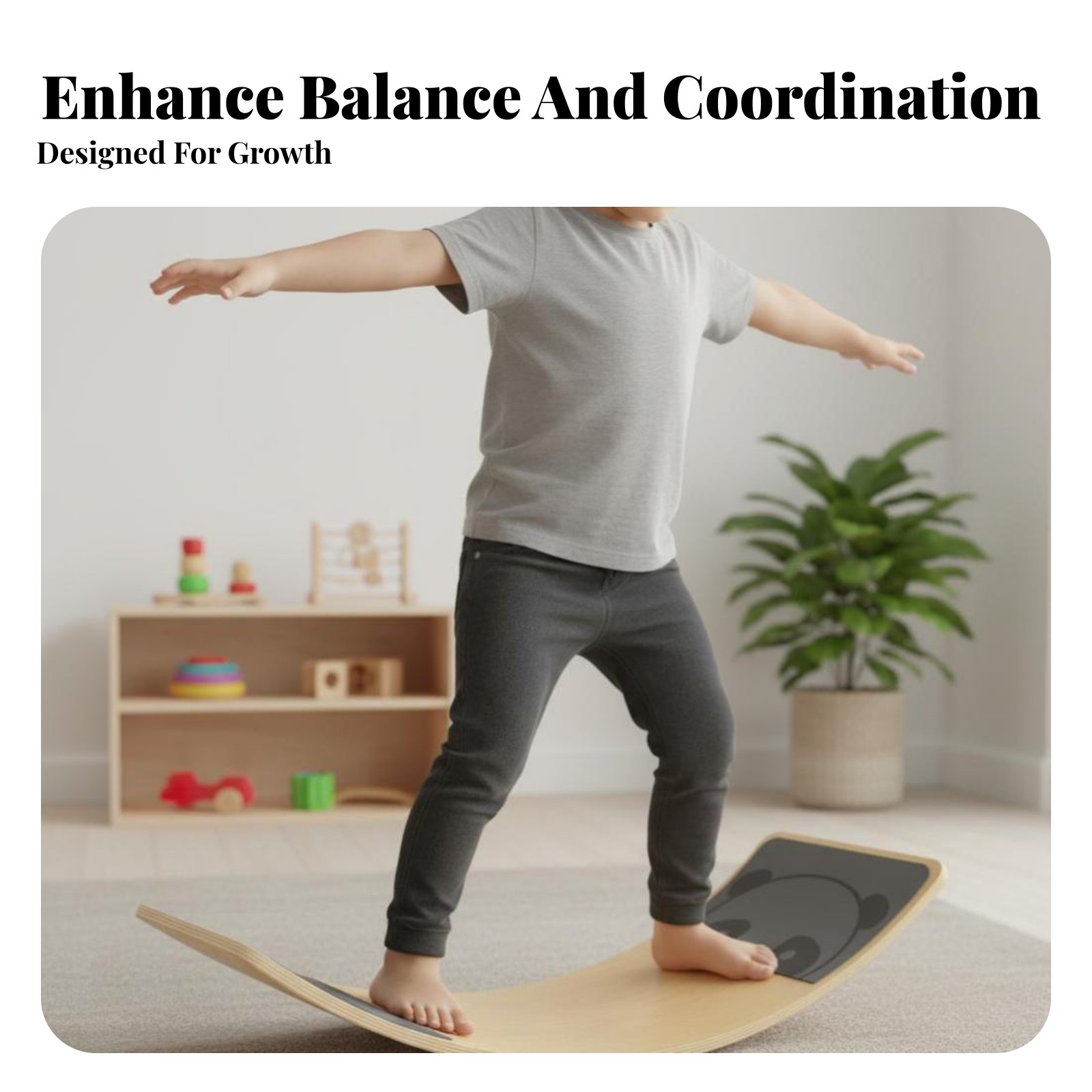 لوح خشبي منحني متعدد الوظائف ي - مراجعة Balance Board Wobble وسعره