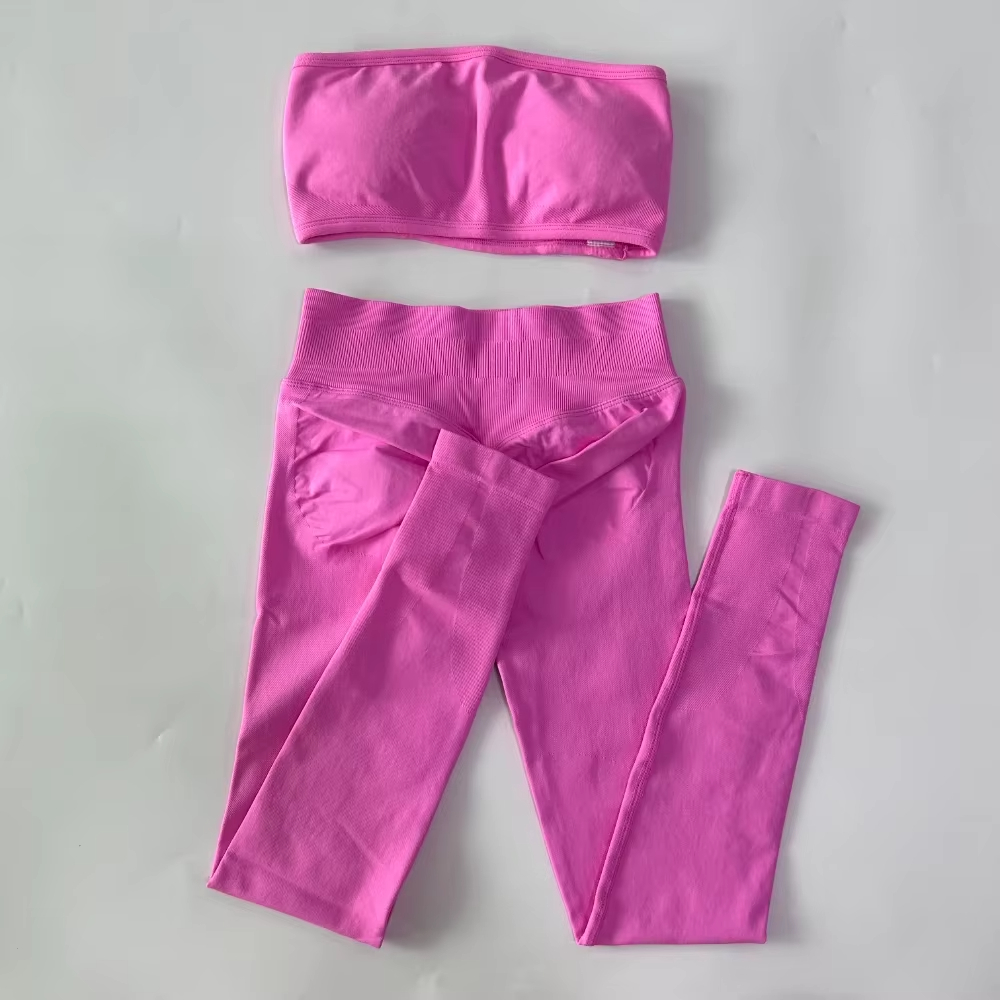 طقم يوجا نسائي من قطعتين بدون  - مراجعة Pilates Yoga Leggings وسعره