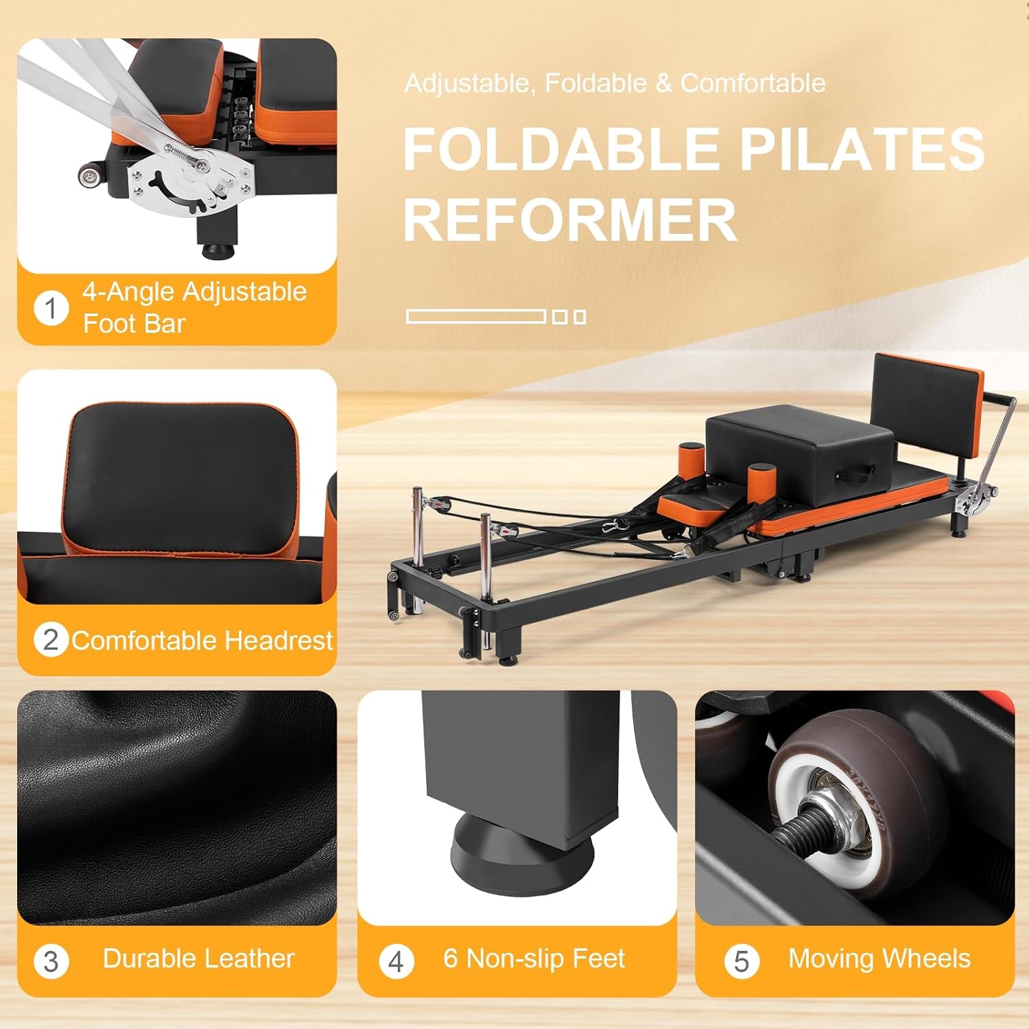 جهاز بيلاتس ريفورمر قابل للطي  - مراجعة Pilates Reformer Spring وسعره