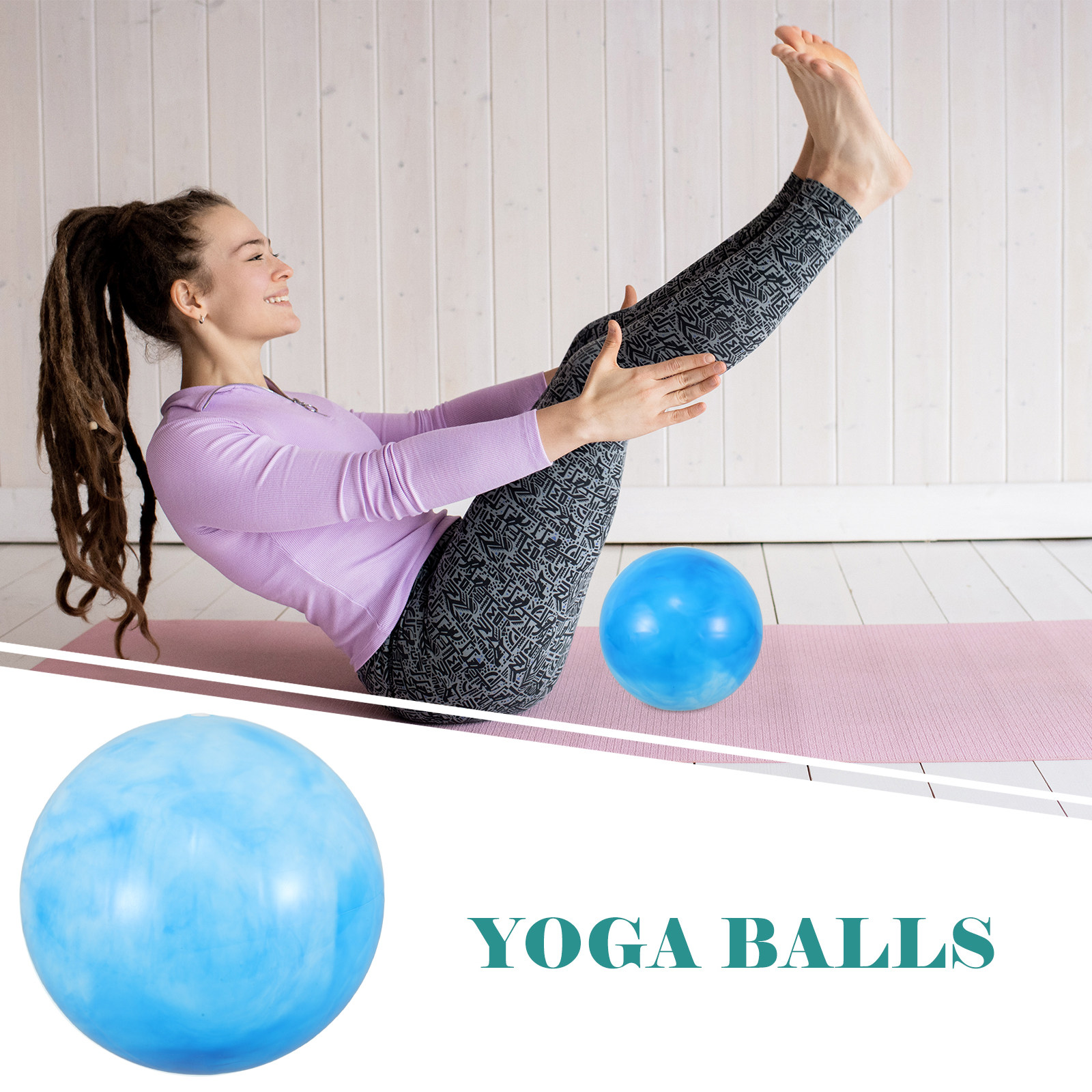كرة بيلاتس صغيرة 25 سم بتصميم  - مراجعة Pilates Toning Ball وسعره