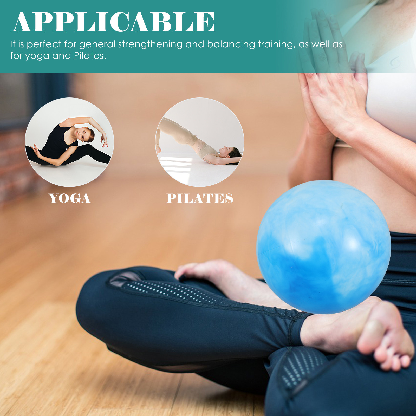 كرة بيلاتس صغيرة 25 سم بتصميم  - مراجعة Pilates Toning Ball وسعره