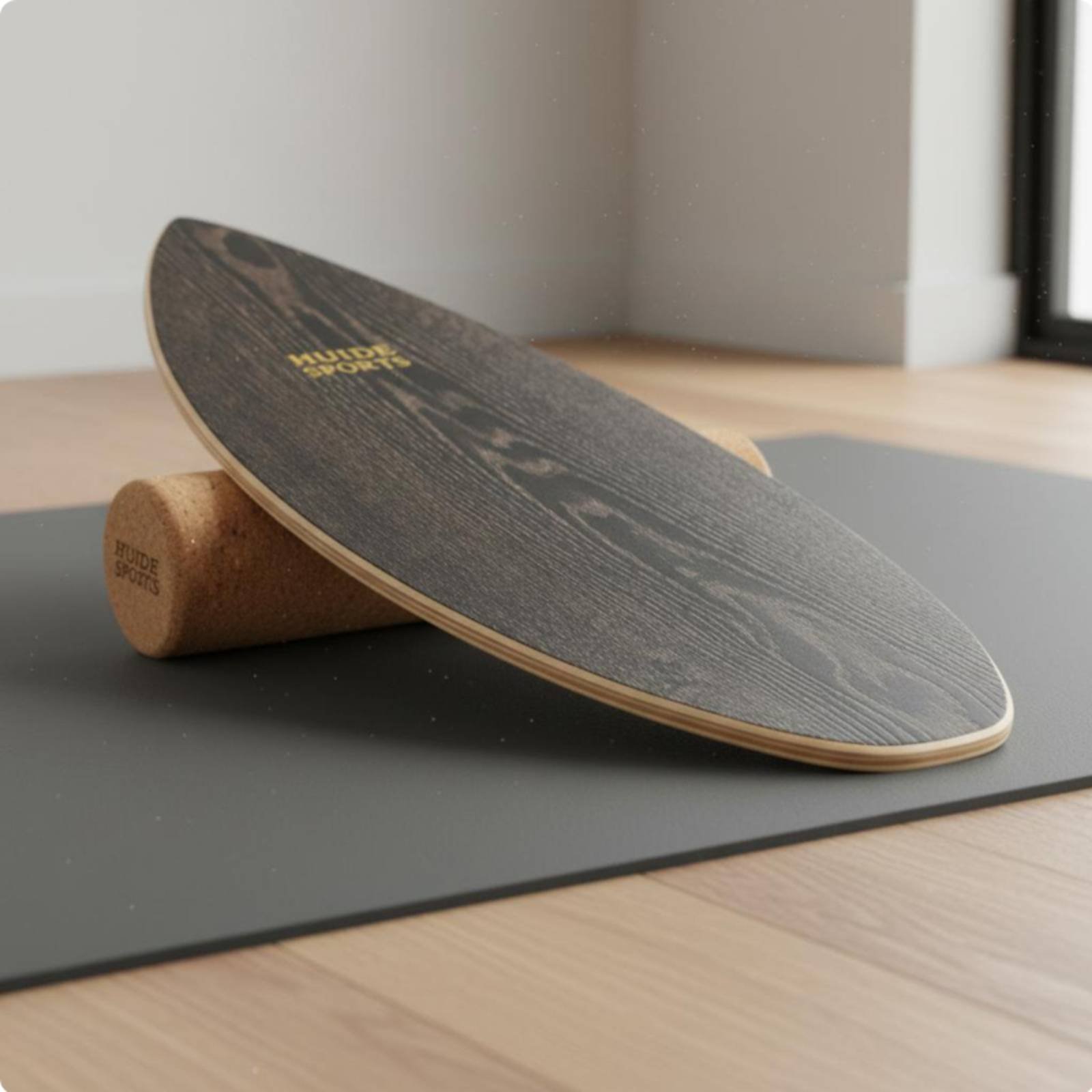لوح توازن خشبي متين مصنوع من خ - مراجعة Balance Board Wobble وسعره