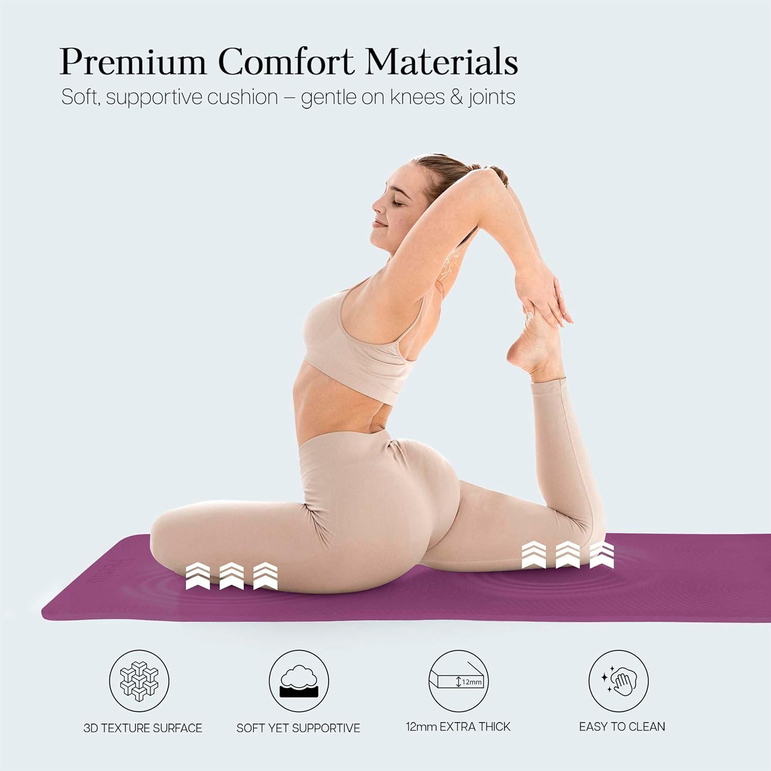سجادة يوغا وبيلاتس وتمارين الأ - مراجعة Pilates Yoga Joint وسعره