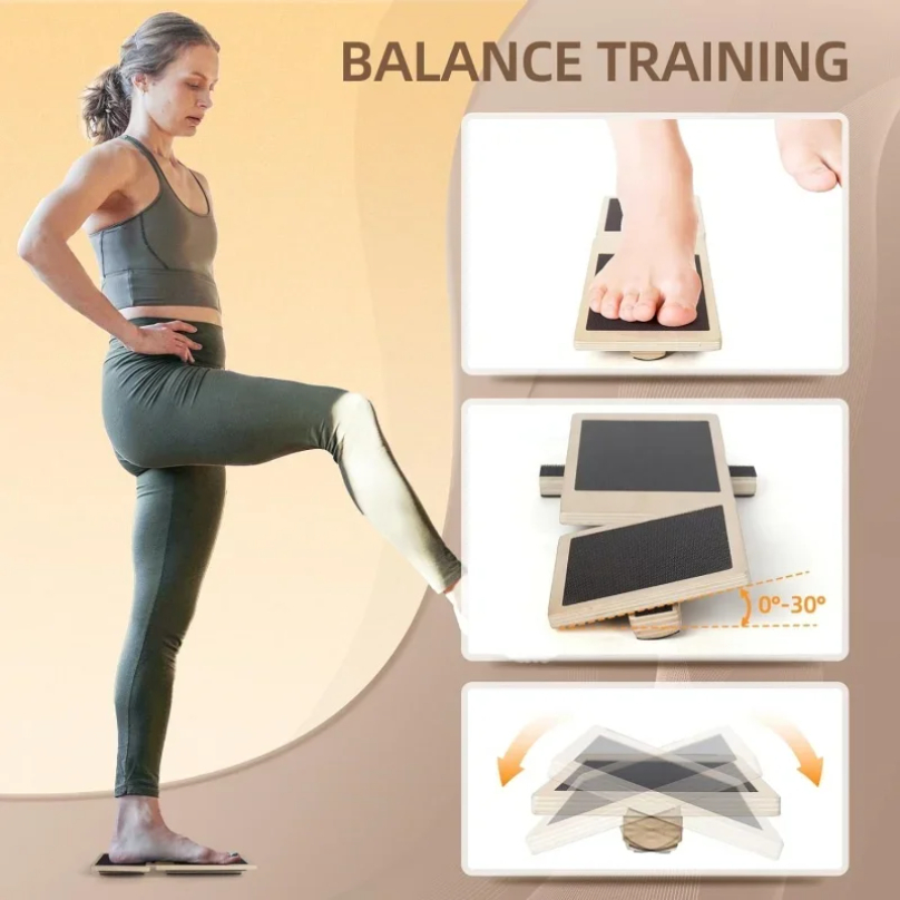 لوح توازن القدم الواحدة مقوي ا - مراجعة Balance Board Wobble وسعره