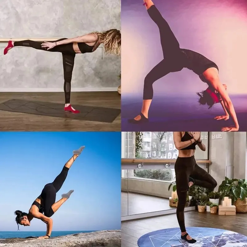 جوارب يوجا بدون كعب مضادة للان - مراجعة Pilates Yoga And Gym وسعره